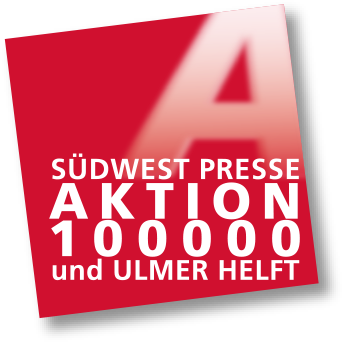 Logo der Aktion 100.000 und Ulmer helft